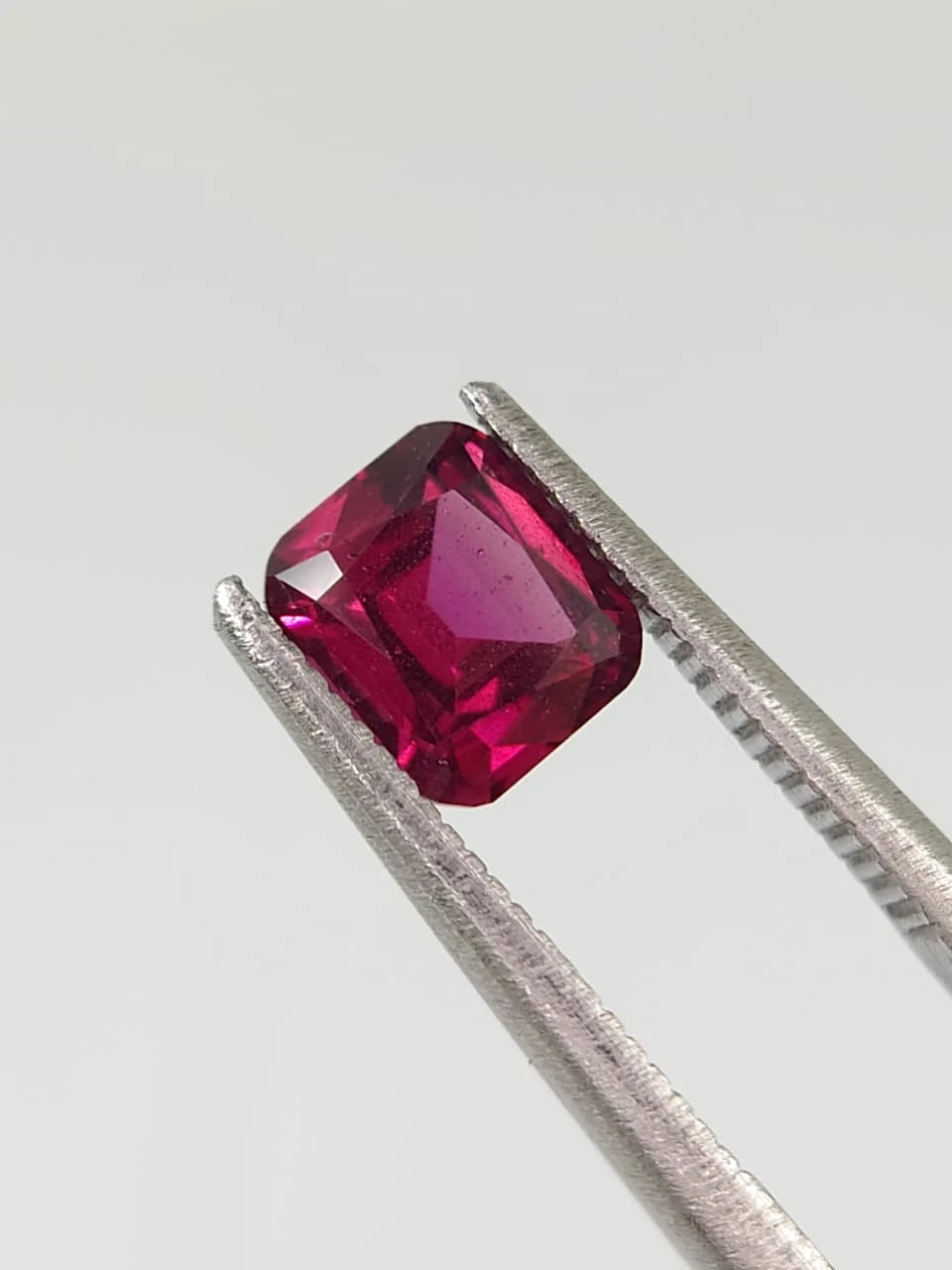 1.1ct Natural Cushion Cut Rhodolite Garnet from Tanzania — view 6